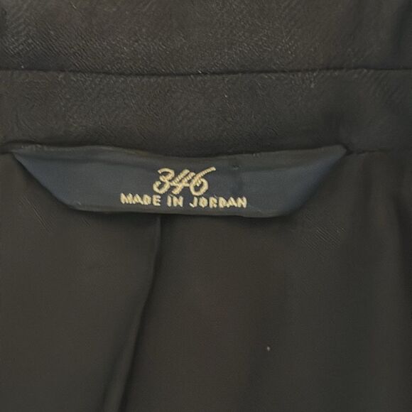 Brooks Brothers 346 Two-Buttons Wool Blazer Navy Blue with Gold Buttons 43L Vtg - Picture 14 of 16